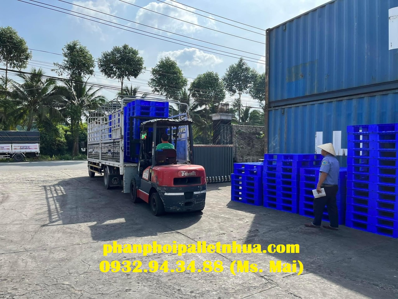 Bán pallet nhựa cũ tại Kon Tum, liên hệ 0932943488 (24/7)