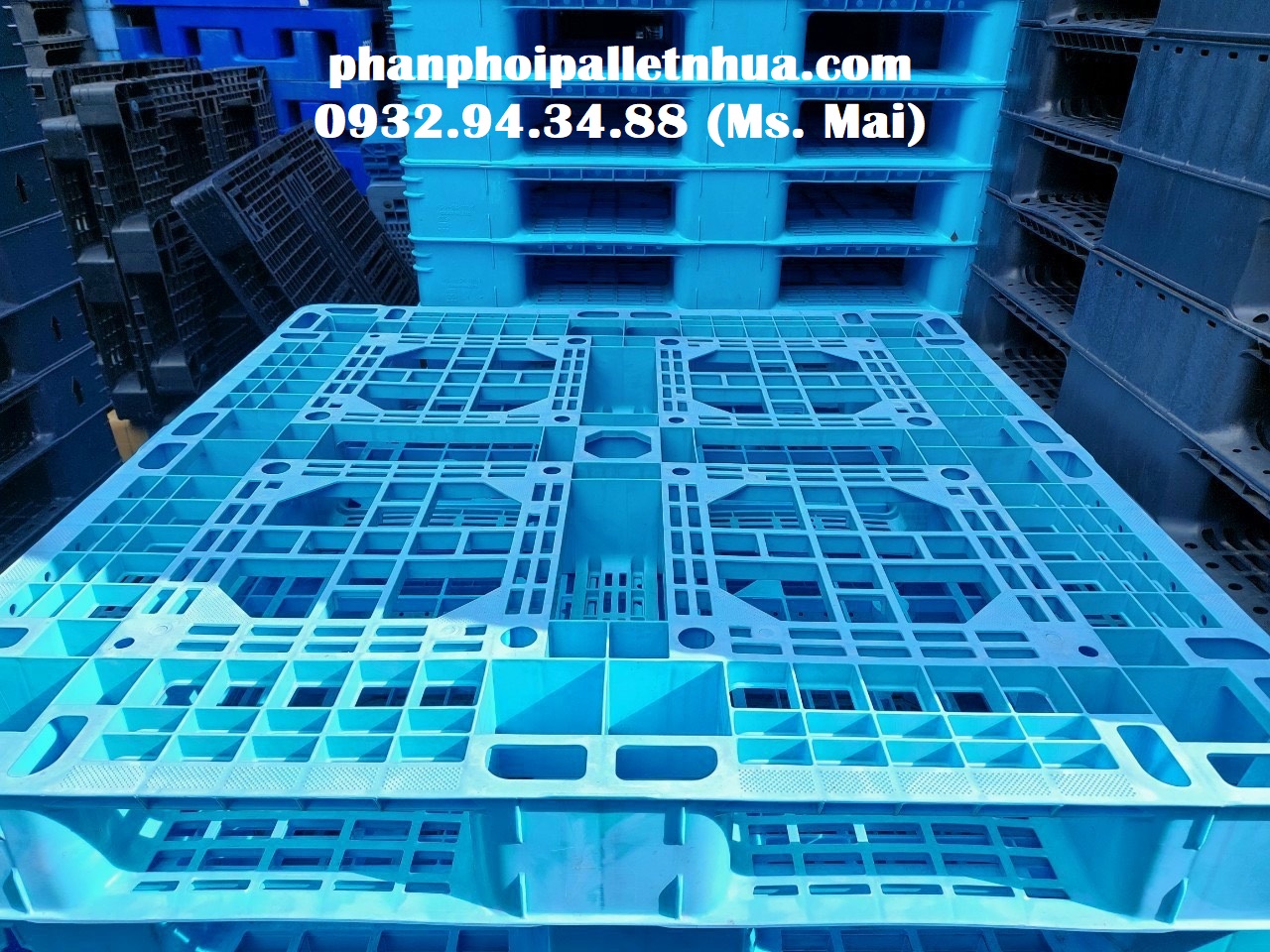 Pallet nhựa rẻ nhất hiện nay - Pallet nhựa Mai Phát